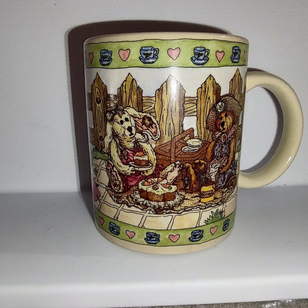 1998 Boyds Bear Friendship Coffee Mug Ceramic